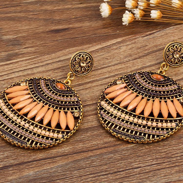 4 Colors Bohemia Hollow Earrings For Women