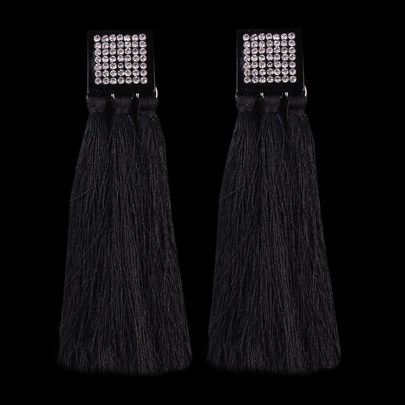 Bohemia tassel pendant studs earrings for women ethnic long pendant post earrings chunky earrings fashion jewelry