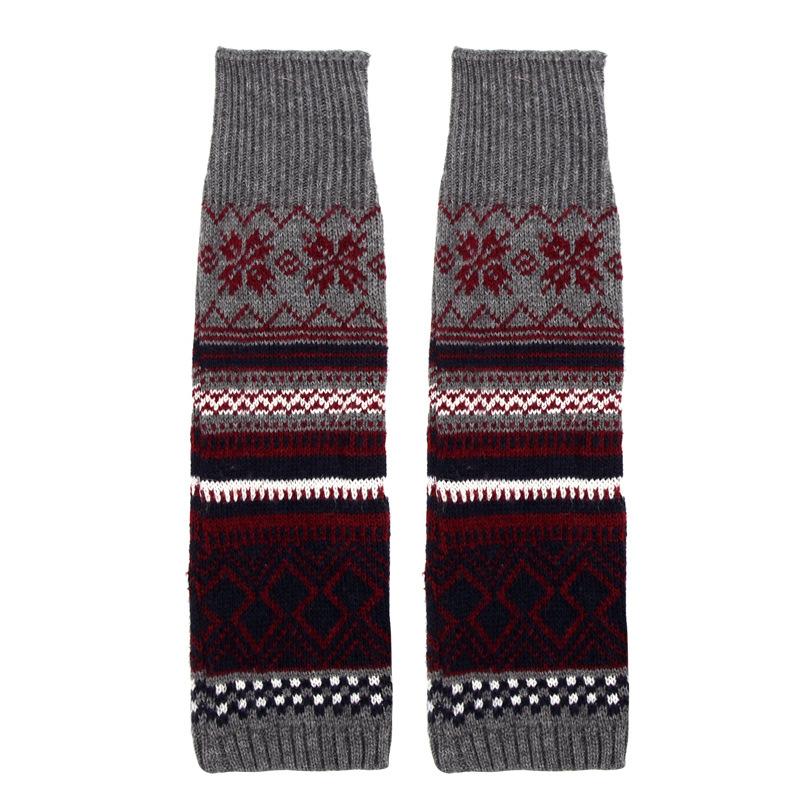 Winter Bohemian Boot Cuffs Knit Crochet Leg Warmers Socks