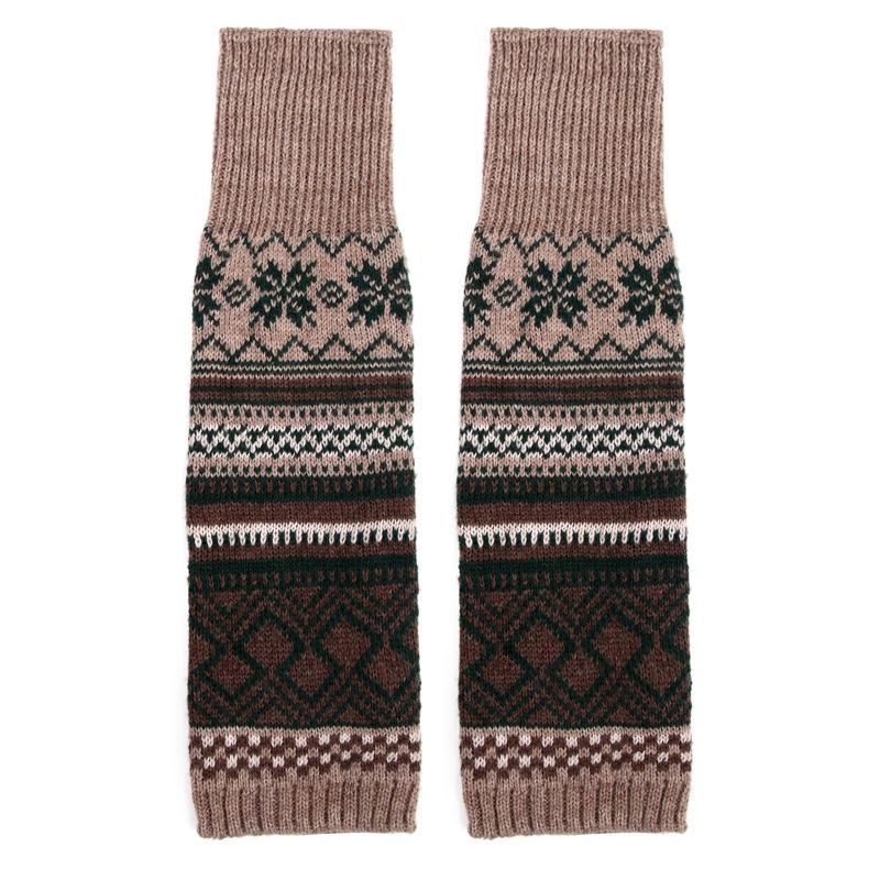 Winter Bohemian Boot Cuffs Knit Crochet Leg Warmers Socks