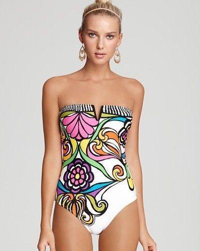 Siamese Printed Bikini One Piece Sexy Swimsuit