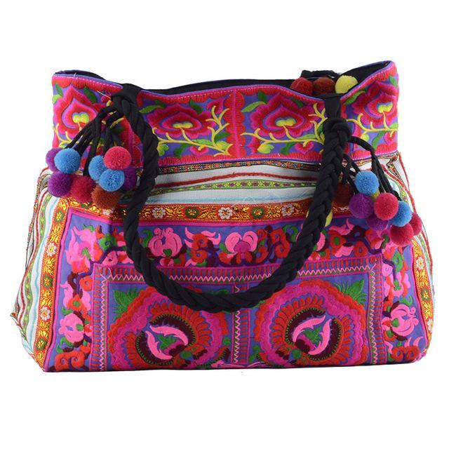 Yunnan Embroidered Bag Fashion Ethnic Bag  Lady Handbag Embroidery Bag