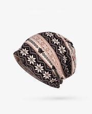 Women Bohemia Snowflake Hat Accessories