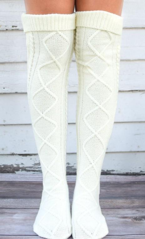 Over knee piles of stockings - 6