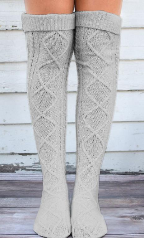 Over knee piles of stockings - 6