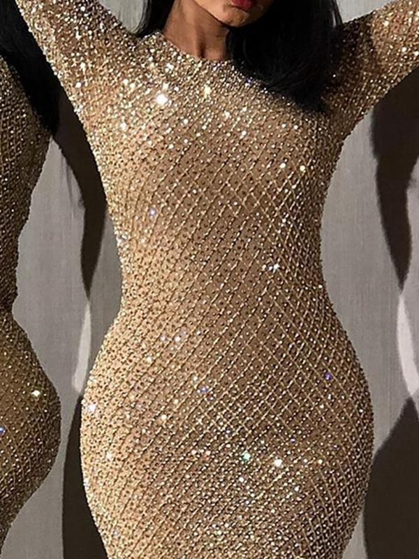 Sexy Evening Dress Perspective Sequin Dress