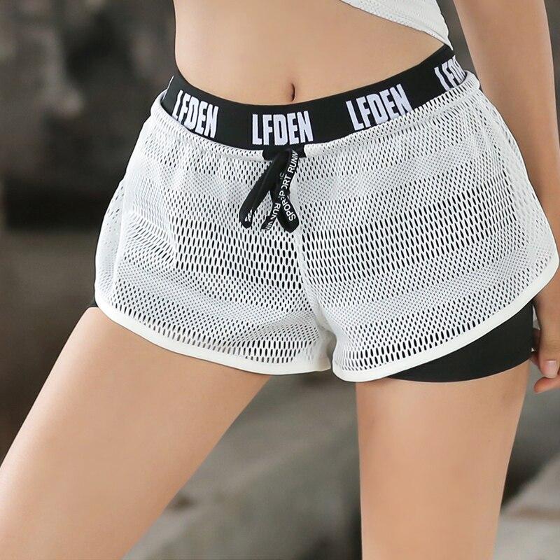 2in1 Running Shorts Women Breathable Outdoor Fitness Sports Short Training Exercise Jogging Yoga Shorts Sportswear