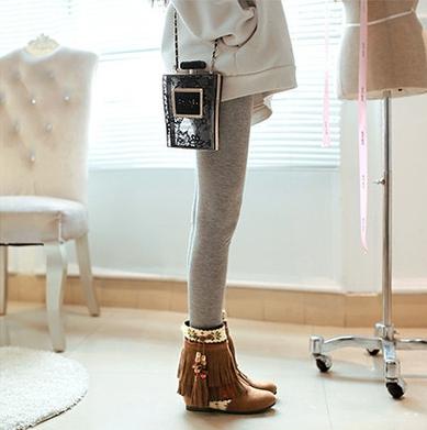 Winter Beads Tassels Plus Size Hidden Heel Boots