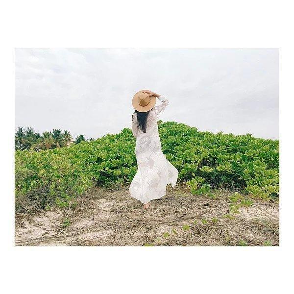 Embroidered White Long Sleeve Boho Dress