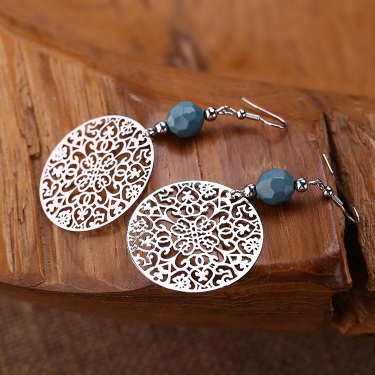 Fashion Hollow Complex Circular Fashion Earrings Earrings Ear Jewelry