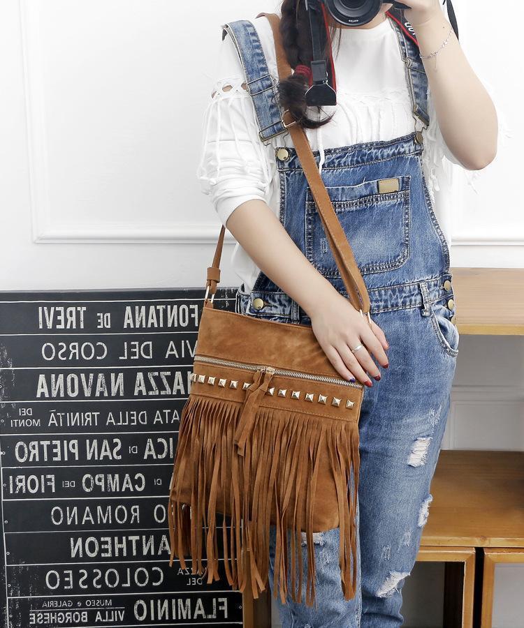 Crossbody Willow Tassel Casual wild Shoulder Bag