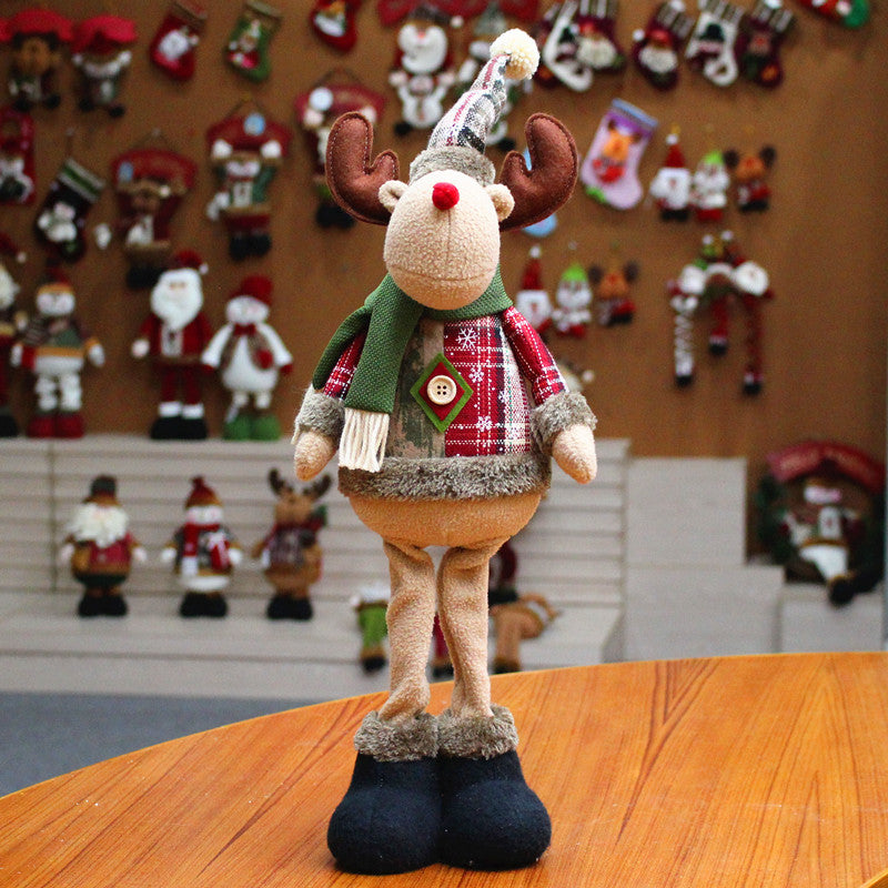 Christmas decorations Christmas dolls Christmas dolls Christmas elk window Christmas decorations