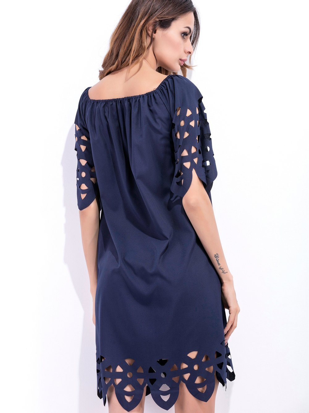 Fashion women Elegant Vintage sexy casual slim beach Dress