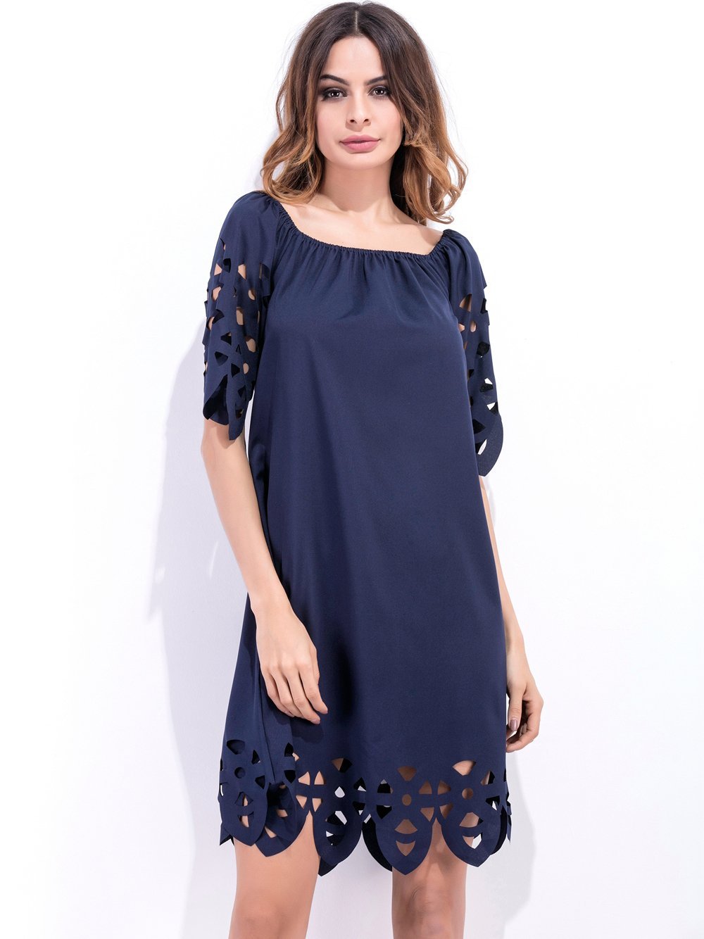 Fashion women Elegant Vintage sexy casual slim beach Dress