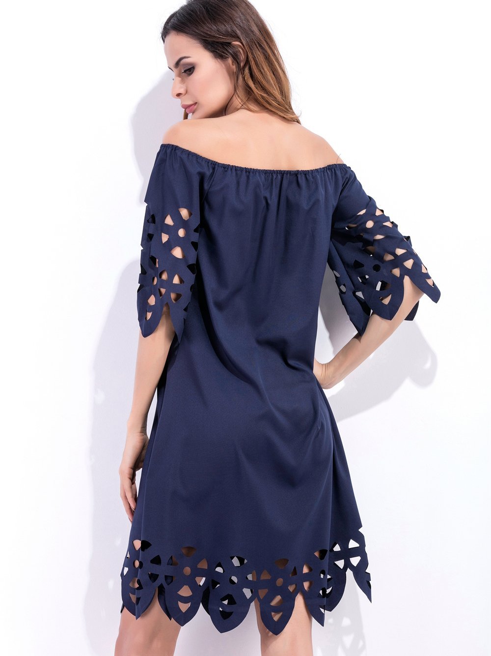 Fashion women Elegant Vintage sexy casual slim beach Dress