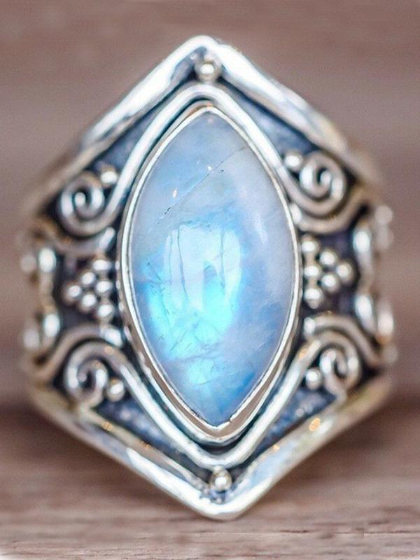 Vintage Moonstone Exaggerated Ring Jewelry