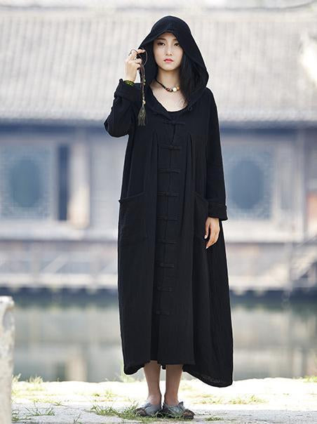 Solid Color Long Sleeve Hoodie Outwear Cardigan