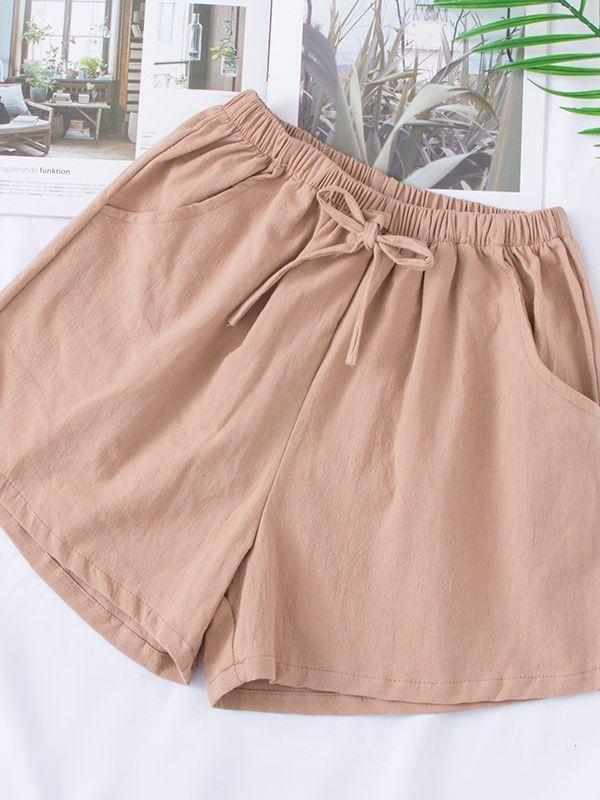 A-shaped Shorts Wear Large Size Shorts Outside Women's Fat Mm High Waist Loose Wide Leg Shorts