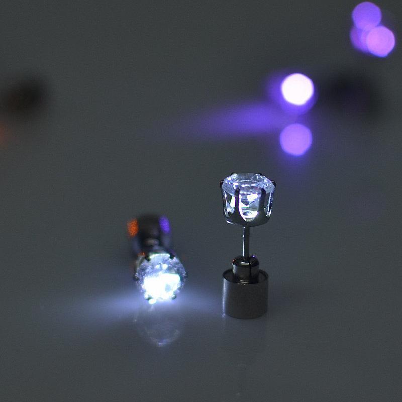 1 Pair LED Christmas Ear Studs