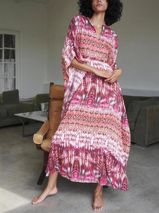 Rose Dizzling Positioning Flower Pine Beach Sunscreen Shirt Resort Skirt Bikini Outer Shirt