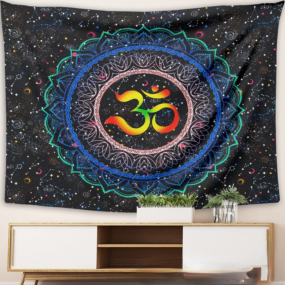 Star constellation Datura tapestry background wall decorative cloth tapestry