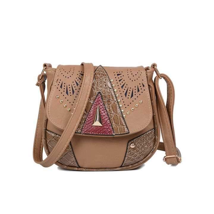 Boho Fashion Mini PU Rivet Shoulder Bag