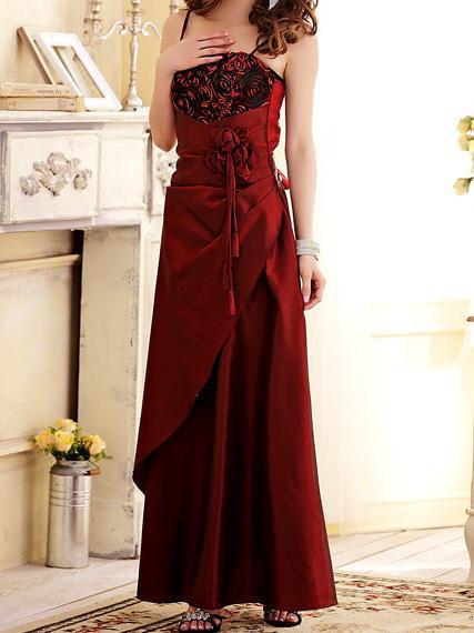 Sexy Spaghetti Strap Backless Evening Gown Maxi Dress