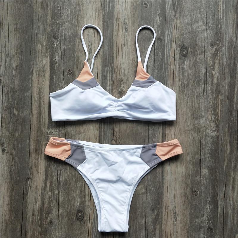 Split Bikini Color Matching Sexy Swimsuit