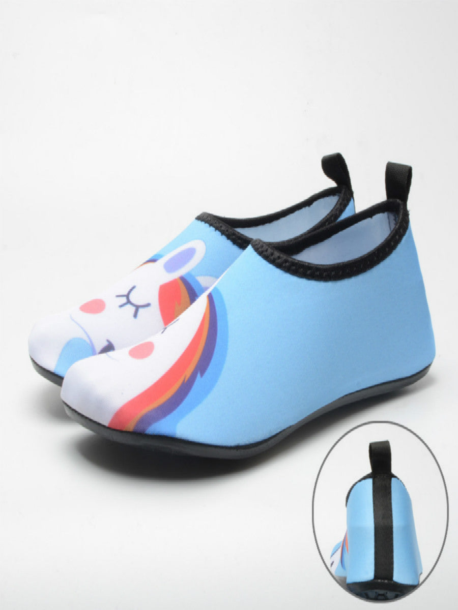 Beach shoes antiskid rubber thick sole skin sticking beach soft shoes Fitness Yoga running outdoor diving shoes