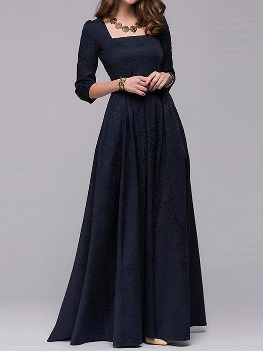 Long paragraph Hepburn Style dress big size dress evening dress Russian dress