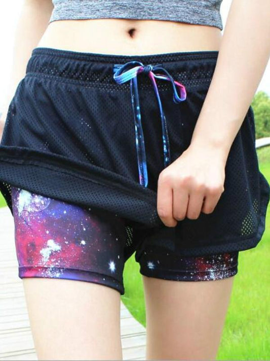 Womens Yoga Shorts Running Tights Short Women's Gym Cool Woman Sports Short Fitness Ladies Running Shorts Sportswear