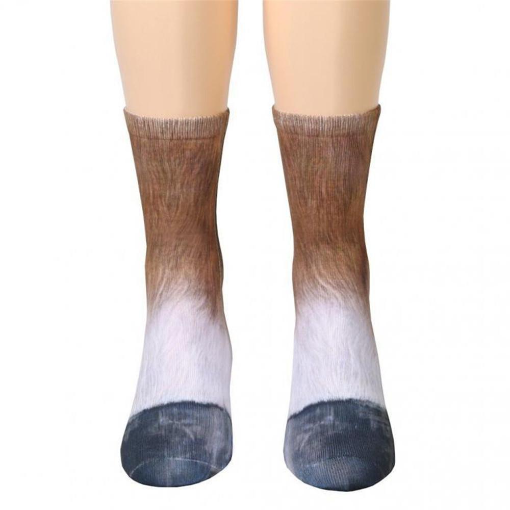 Print socks adult animal claw socks for men and women