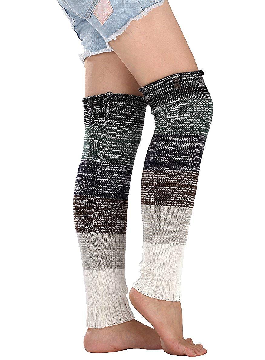 Winter Over Knee Warm Boot Socks Long Leg Warmers