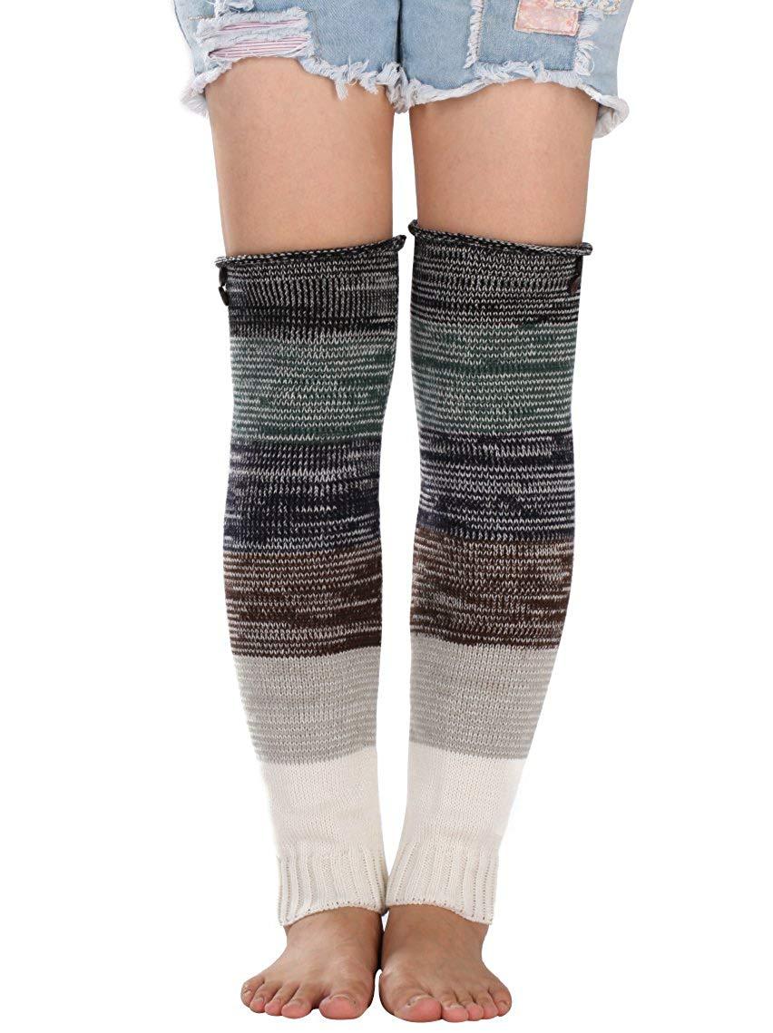 Winter Over Knee Warm Boot Socks Long Leg Warmers