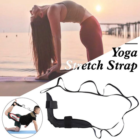 Rehabilitation Training Lacing Band Assisted Ankle Ligament Stretcher Velcro Yoga Assisted Stretching Band