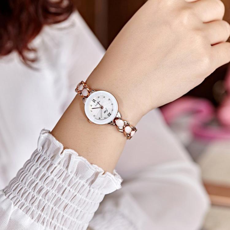 New Korean Women Fashion Casual Steel Band Quartz Watch