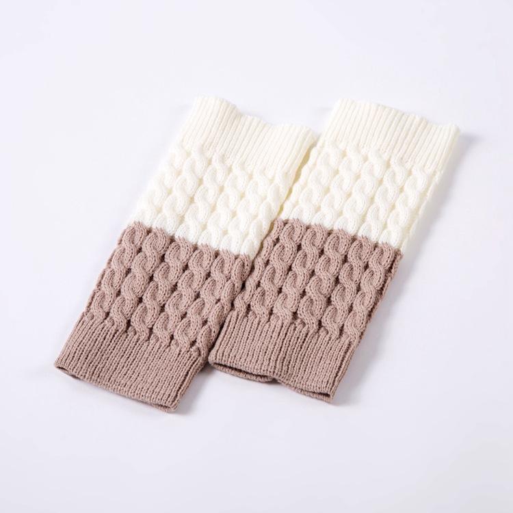 Boot cuff thick short-sleeved thick thick bamboo knit wool yarn socks - 5