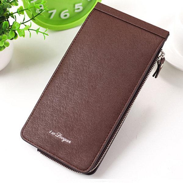 Women Microfiber Leather Multi-Card Slots Wallet Card Holders Phone Bag