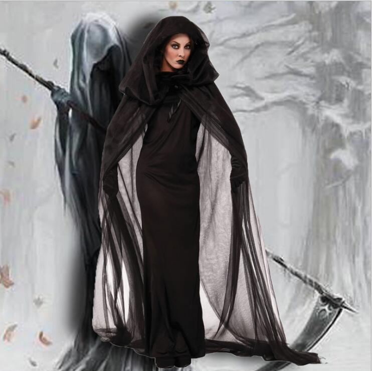 Halloween Black Witch Cosplay Dress