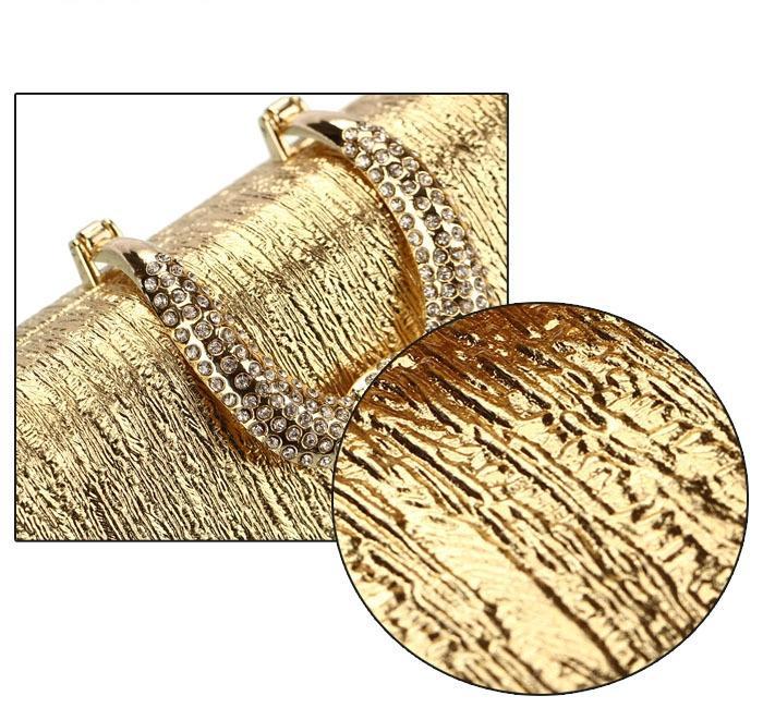 Fashion Gold Diamonds Evening Bag