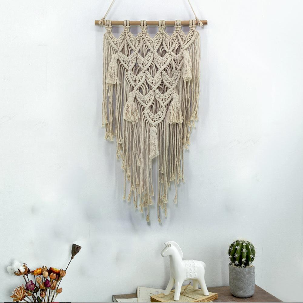 Boho Original Handmade Cotton Thread Living Room Hanging Wall Decoration