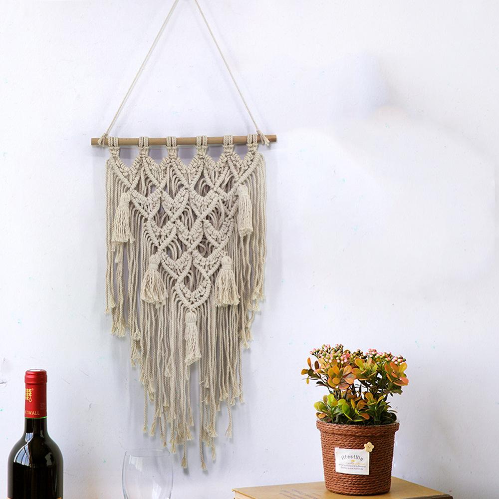 Boho Original Handmade Cotton Thread Living Room Hanging Wall Decoration