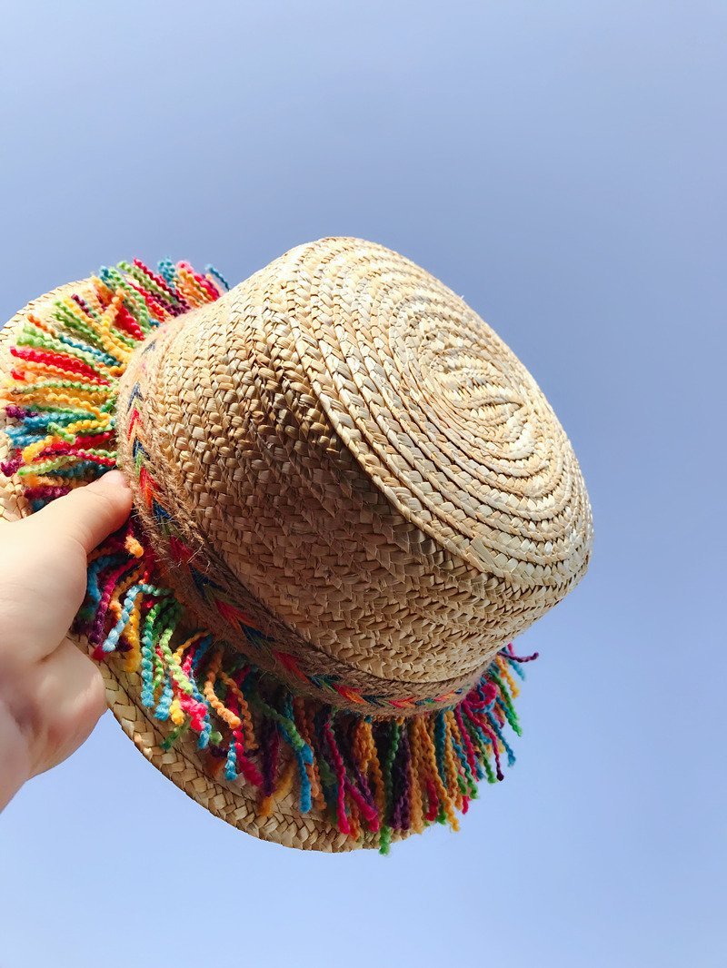 Summer Hand-Woven Bohemian Straw Parent-Child Sun Hat