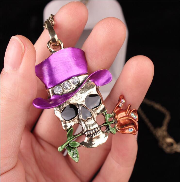 Halloween Taro Rose Necklace Accessories