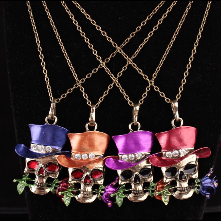 Halloween Taro Rose Necklace Accessories