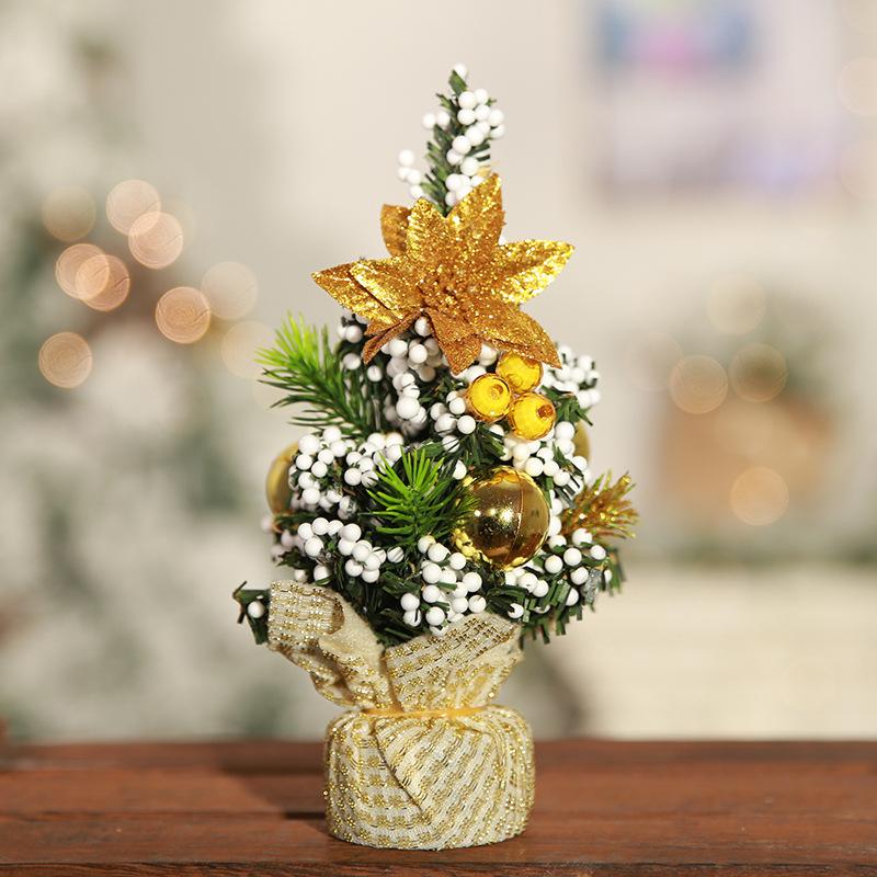 Mini Artificial Christmas Tree Christmas Desk Decoration