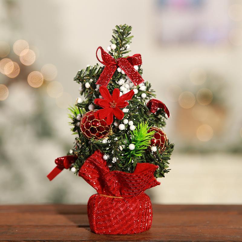 Mini Artificial Christmas Tree Christmas Desk Decoration