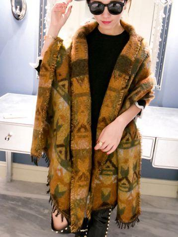 Autumn And Winter Warm Artificial Cashmere Thick Scarf Shawl