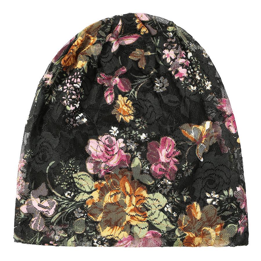 Boho Lace Floral Double-layer Casual Outdoor Hat