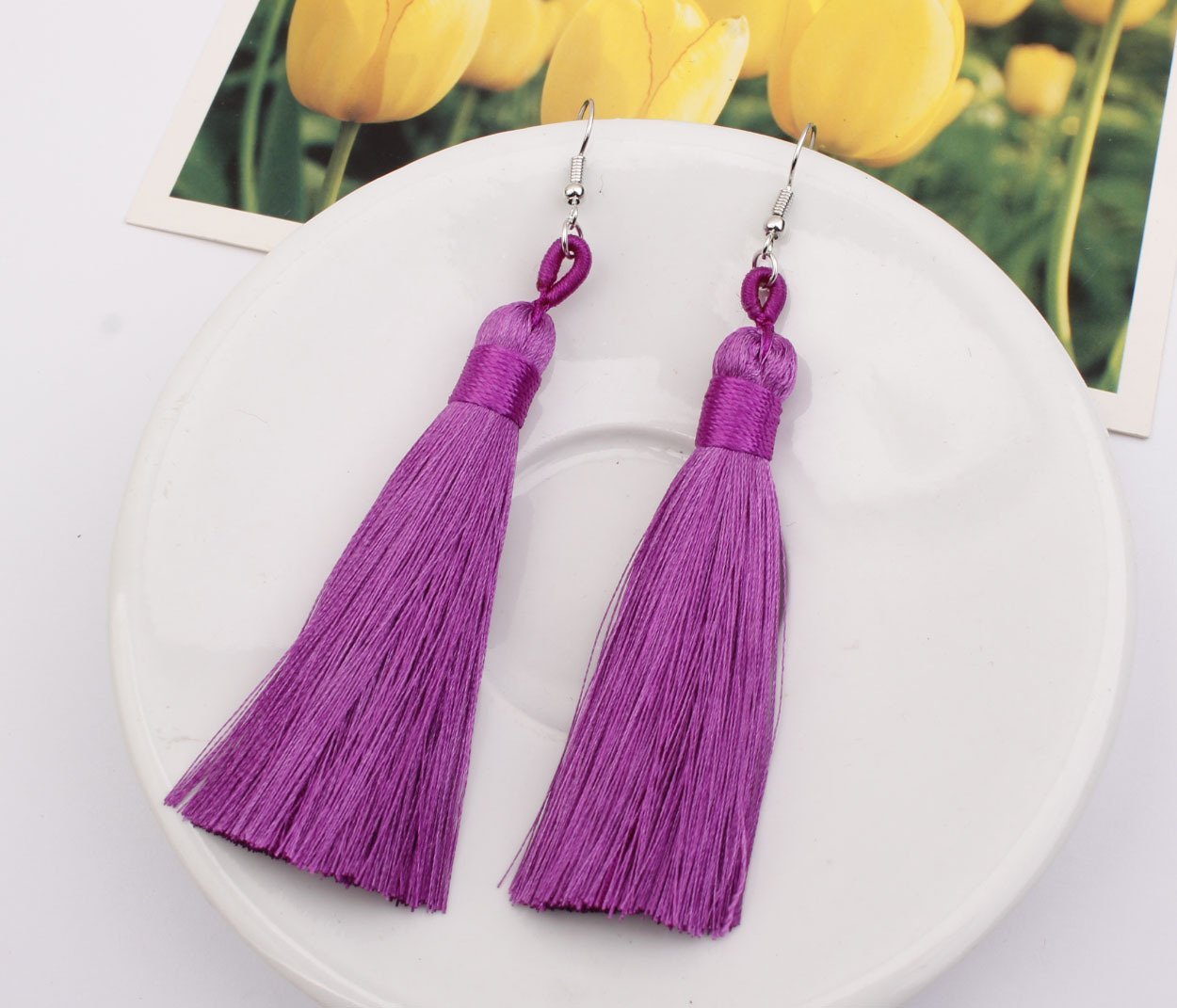 Bohemian Multicolor Tassel Accessories Earrings